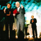 Maximilán Remeň a Juraj Jakubiskolaureáti ocenenia Zlatá kamera 2002